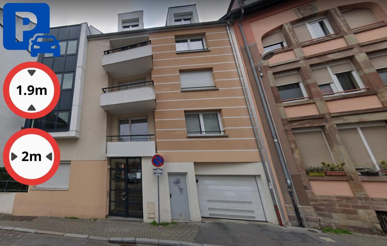Hallesgare 1 Free Parking Strasbourg Bagian luar foto